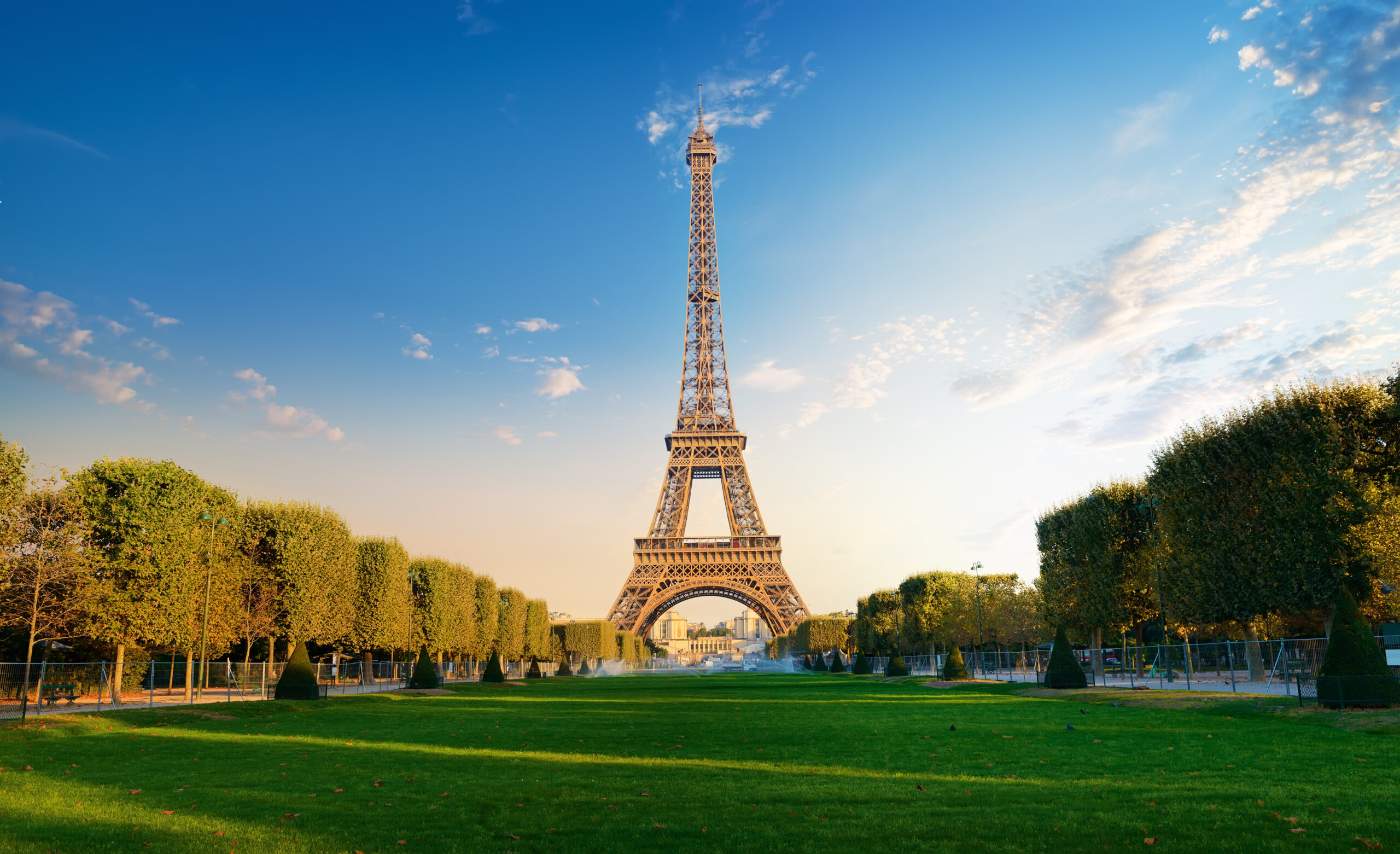 Eiffel Tower in the morning